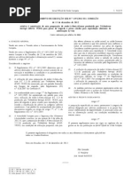 Alimentos para Animais - Legislacao Europeia - 2012/12 - Reg Exec. nº 1195 - QUALI.PT