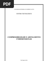 Compressibilidade e Adensamento Unidimensionais
