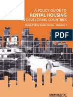 A Policy Guide to Rental Housing in Developing Countries. Quick Policy Guide Series. Volume 1