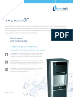 Waterlogic WL1000GF Water Dispenser Spec Sheet