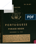 TM 30-601 Portuguese Phrase Book 1943