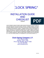 Clock Spring Installation Manual