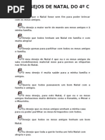 OS DESEJOS DE NATAL DO 4º C