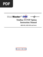 Modbus TCP/IP Option Instruction Manual: s800v004, s801v003 and Lower