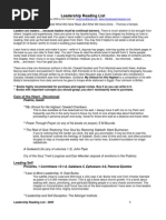 Download Leadership Reading List 2009 by kcochrum SN11804220 doc pdf