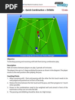 Spanish Academy Soccer Coaching Passing Drill