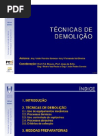 03 Técnicas de demolição