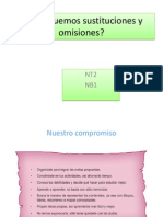 Sustituciones y omisiones en lectoescritura