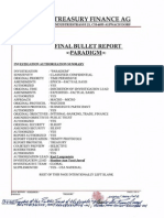 Paradigm Document From: The Treasury Finance Ag, Industriestrasse 21, Ch-6055alpnach Dorf, Switzerland