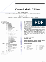 Radiation Chemical Yields:G Values: A. Introduction
