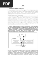 Explain About Multi-Tier Architecture