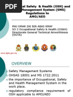 Download Occupational Safety   Health OSH and Safety Management System SMS Regulations toAMOAEO by arkibDGTA SN118086138 doc pdf