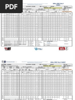 Drill Pipe Tally Sheet: International Limited