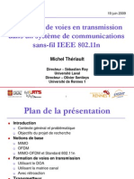 Formation de voies en transmission dans un système de communications sans-fil