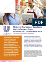 Unilever Consumer Services:: High-Performance Agents Enhancing The Consumer Experience