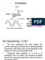 Arc Voltage and Quenching in Circuit Breakers