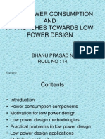 Cmos Power Consumption AND Approaches Towards Low Power Design