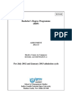 Bachelor's Degree Programme (BDP)