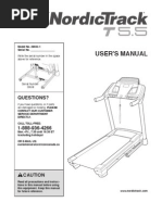 nordictrack t5.5 treadmill 