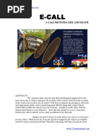 E-Call: A Call Between Life and Death