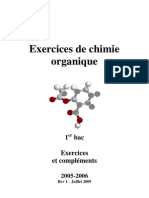 ExercicesChimieOrganique PDF
