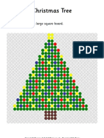Christmas Tree Fuse Bead Pattern Decorated