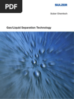 Gas/Liquid Separation Technology: Sulzer Chemtech