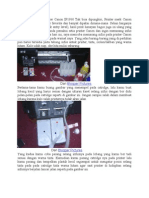 Cara Pasang Infus Printer Canon IP1980 Tak Bisa Dipungkiri