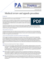 Medical Review and Appeals Procedure