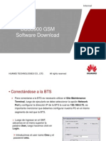 Carga y activación de software en DBS3900 GSM