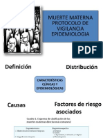 Epidemiología Muerte Materna - Puno