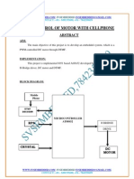 23.speed Control of Motor With Cellphone