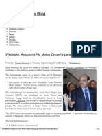 Wikileaks - Analyzing PM Meles Zenawi's Personality (Full Text) Danielberhane's Blog