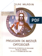 (Nicolae Mladin) Prelegeri de Mistica Ortodoxa