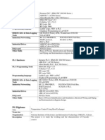 PLC and Automation Skills