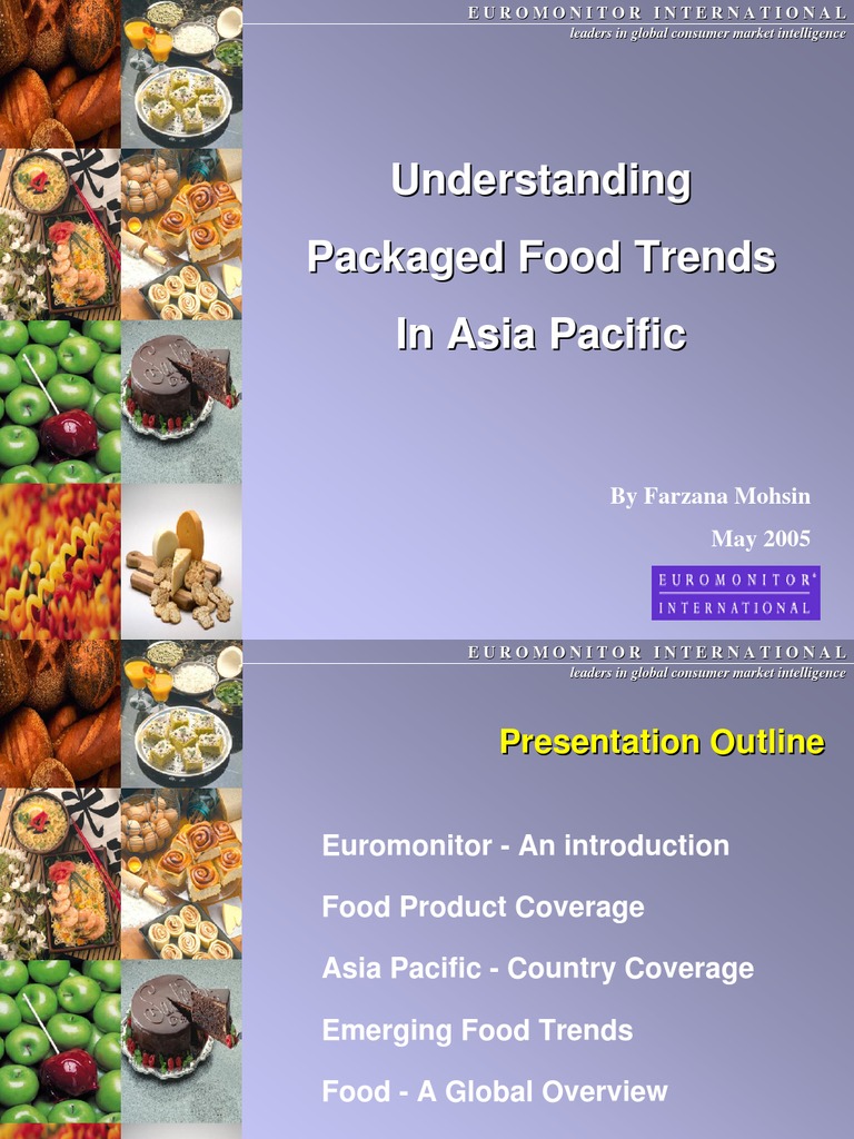 Understanding Packaged Food Trends in Asia Pacific | PDF