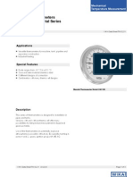 Bimetal Thermometers Model 52, Industrial Series: Applications