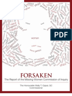 Forsaken - The Report of the Missing Women Commission of Inquiry
