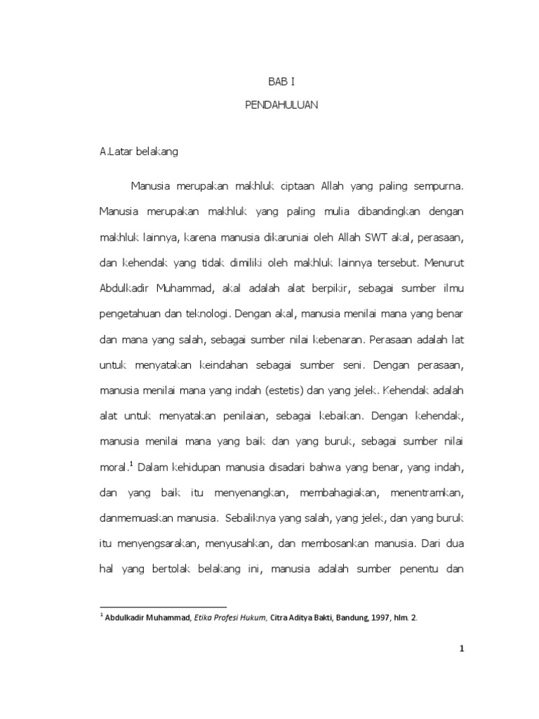 Makalah Etika Profesi Hukum Baru