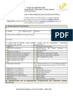 Ficha de Inscripción GNRC