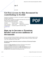 Get Free Access To This Document by Contributing To Scribd: Protection Relays 1