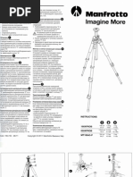 Download Manfroto 055XPROB Instructions Manual by Arlindo Pinto SN118160085 doc pdf