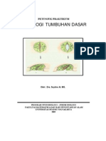 Buku Petunjuk Praktikum Fisiologi Tumbuhan Dasar