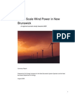 GUI Large Scale Wind Power - Study Case New Brunswick - dk2008