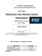 Penulisan Sticky Note 