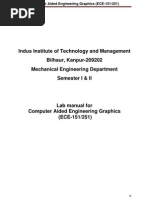 Download Lab Manual Computer Aided Engineering Graphics ECE 151-251 by Jeetender Singh Kushawaha SN118197375 doc pdf