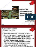 Peran Dpr Dalam Proses Demokratisasi Di Indonesia