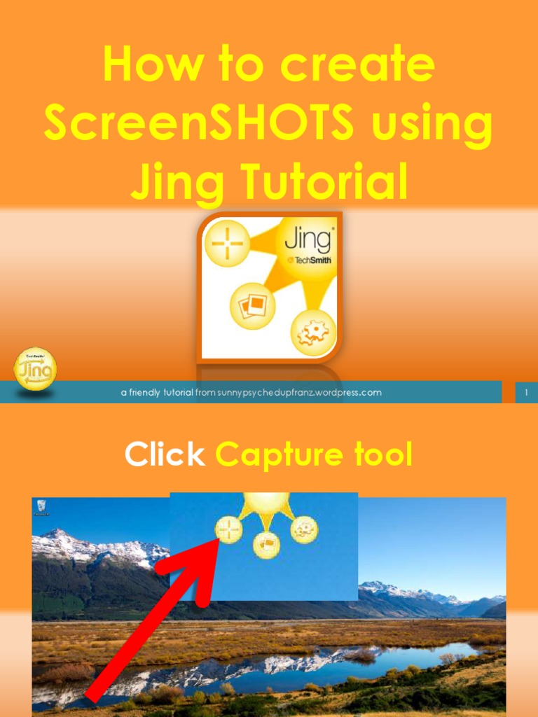 Jing Screenshot Tutorial Guide | PDF | Computer Graphics | Software