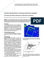 POTENTIAL AND LIMITATIONS OF THE ARCHAEO-GEOPHYSICAL TECHNIQUES