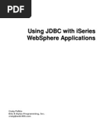 Using JDBC with iSeries